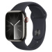 Apple Watch Series 9 Cellular 41mm Grafitová ocel s temně inkoustovým sportovním řemínkem M/L Gr