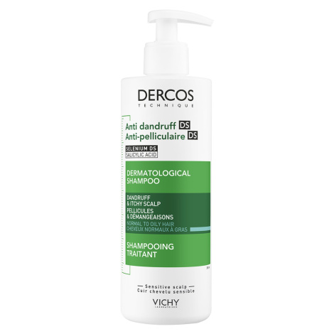 VICHY Dercos Šampon proti lupům pro normální až mastné vlasy 390 ml