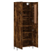 vidaXL Skříň highboard kouřový dub 69,5 x 34 x 180 cm kompozitní dřevo