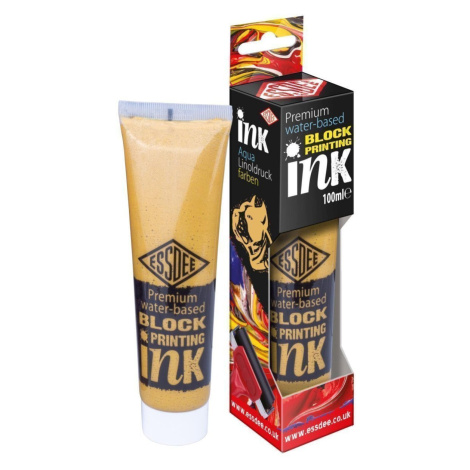 ESSDEE Premium Barva na linoryt metalická v tubě 100ml - Gold