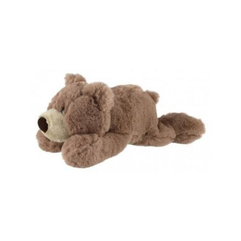 Medvěd ležící plyš 28cm světle hnědý Teddies