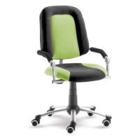 Rostoucí dětská židle na kolečkách Mayer FREAKY SPORT – s područkami Aquaclean zelená/černá 2430