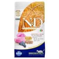 N&D Ancestral Grain N&D LG CAT Adult Lamb & Blueberry 1,5kg