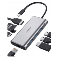 Aukey hub adaptér rozbočovač Usb-c 3.0 3x Usb 3.1