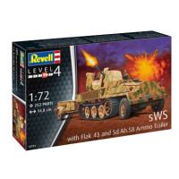 Revell Plastic ModelKit military 03293 - sWS mit Flak-Aufbau als Sfl. mit 3,7cm Flak 43 (1:72)