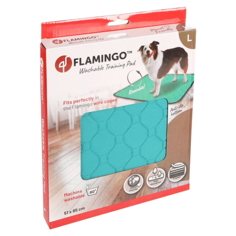 Flamingo psí plenka - zelená L