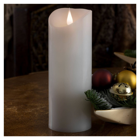 Konstsmide Christmas Plamen 3D - LED svíčka z pravého vosku Konstmide