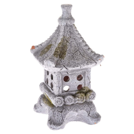Šedý keramický svícen Dakls Pagoda