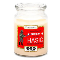 IMPAR Svíčka s vůní vanilky - Sexy hasič 500 g