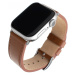 Kožený řemínek FIXED Leather Strap pro Apple Watch 42mm/44mm, hnědá