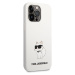 Zadní kryt Karl Lagerfeld Liquid Silicone Choupette NFT pro Apple iPhone 13 Pro, white