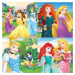 Puzzle v kufříku - Disney Princess (12+16+20+25ks)