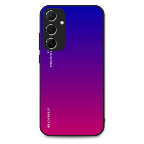 TopQ LUXURY Samsung A15 pevný duhový fialový 128819