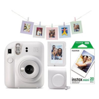 Fujifilm Instax Mini 12 White + Mini 12 ACC kit + 2x10 film