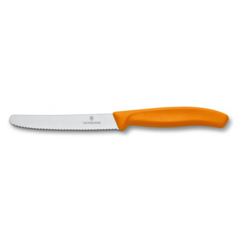 Victorinox 6.7836.L119 Nůž s vlnkovým ostřím oranžový 11 cm - Victorinox