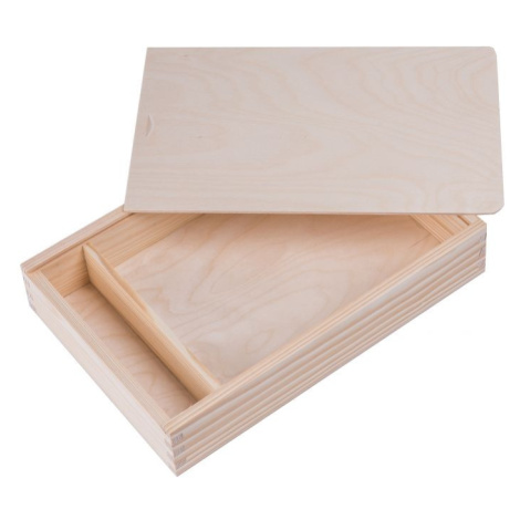 FK Dřevěná krabička na fotografie velikosti 15x23 - 32x21x6 cm, Přírodní