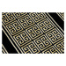 Dywany Łuszczów Běhoun Gloss 6776 86 greek black/gold - 80x250 cm