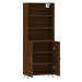 vidaXL Skříň highboard hnědý dub 69,5 x 34 x 180 cm kompozitní dřevo