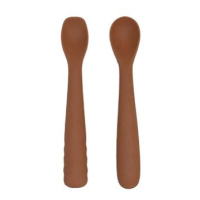 Bo Jungle Silikonové lžičky B-Spoon Shape 2 ks Terracotta