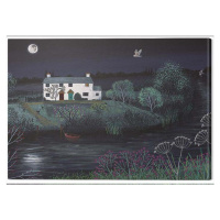 Obraz na plátně Jo Grundy - Moon River, (80 x 60 cm)