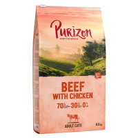 Výhodné balení Purizon 2 x 6,5 kg - Adult hovězí & kuře - bez obilnin