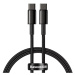 Kabel Baseus Tungsten Gold Cable Type-C to Type-C 100W 1m (black)