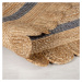 Flair Rugs koberce Kusový koberec Grace Jute Natural/Grey - 160x230 cm
