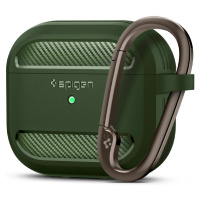 Pevné Pouzdro Spigen Rugged Armor Pro Sluchátka Apple Air Pods 3 Dark Green