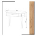Hanah Home Konzolový stolek Oseyo 100 cm hnědý/bílý