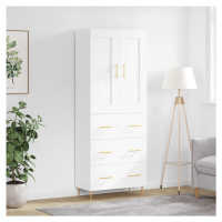 vidaXL Skříň highboard bílá 69,5 x 34 x 180 cm kompozitní dřevo