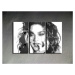Ručně malovaný POP Art Madonna 3 dílný 120x80cm