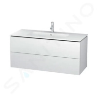 DURAVIT L-Cube Umyvadlová skříňka 550x1220x481 mm, 2 zásuvky, bílá mat LC624301818