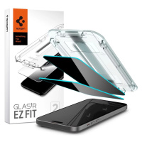 Ochranné sklo Spigen Glass tR EZ Fit (Privacy) 2 Pack, transparency - iPhone 15 (AGL06905)
