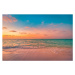 Fotografie Closeup sea sand beach. Panoramic beach, Levente Bodo, 40x26.7 cm