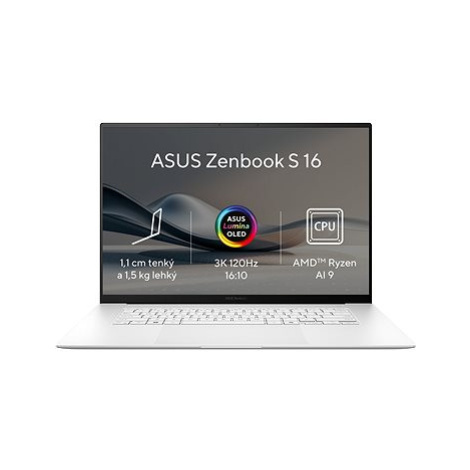 ASUS Zenbook S 16 OLED UM5606WA-OLED225X Scandinavian White celokovový