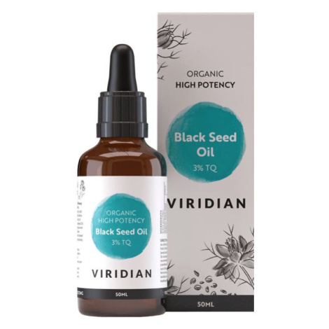 Viridian High Potency Black Seed Oil 50ml Organic - BIO Olej z černého kmínu 50 ml