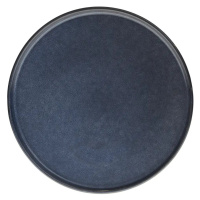 Tmavě modrý dezertní kameninový talíř TERRE INCONNUE