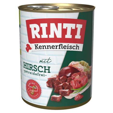 RINTI Kennerfleisch jelení maso 24 × 800 g