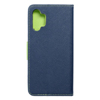 Pouzdro FANCY Diary Samsung A326B Galaxy A32 5G barva modré/limetka