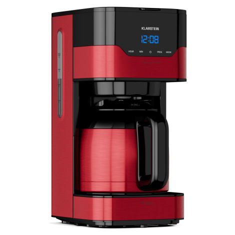 Klarstein Arabica, kávovar, 800 W, 1,2 l, Easy-touch control, stříbrno/černý