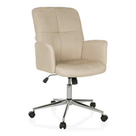 MID.YOU OTOČNÁ ŽIDLE, plochá tkanina, béžová