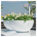 Květináč Vic Bowl, barva matná bílá, více velikostí - PotteryPots Velikost: S - v. 18 cm, ⌀ 38.5