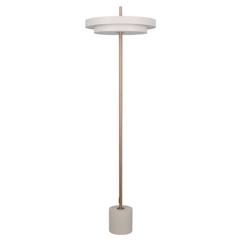Slonovinová LED stmívatelná stojací lampa (výška 138 cm) Keaton – Trio