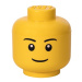 LEGO Storage - úložná hlava (velikost L) - chlapec