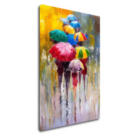 Impresi Obraz Barevné deštníky - 40 x 60 cm