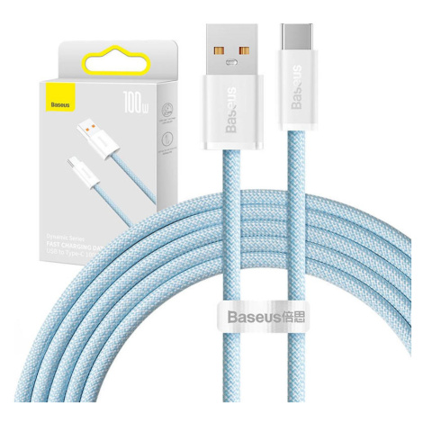 Baseus Kabel USB na USB-C Baseus řady Dynamic, 100 W, 2 m (modrý)