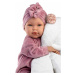 Llorens 74118 NEW BORN - realistická panenka miminko se zvuky a měkkým látkovým tělem - 42