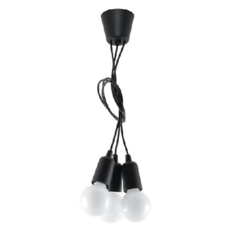 Černé závěsné svítidlo 15x15 cm Rene - Nice Lamps