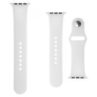 Set silikonových řemínků FIXED Silicone Strap pro Apple Watch 42 mm/44 mm, bílá
