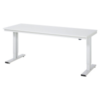 RAU Psací stůl s elektrickým přestavováním výšky, melaminová deska, nosnost 300 kg, š x h 2000 x